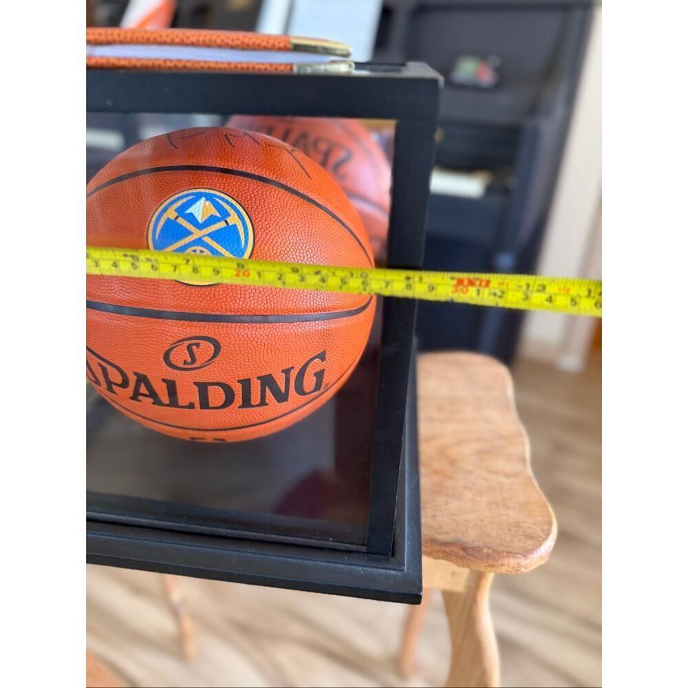 PAUL MILLSAP AUTOGRAPHED FULL SIZED BASKETBALL (DENVER NUGGETS) W/ DISPLAY CASE - Picture 3 of 11